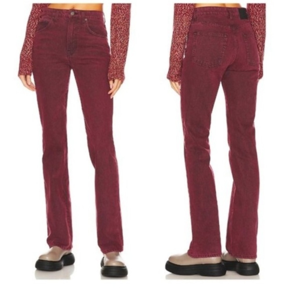 GRLFRND The Melanie High Rise Boot Cut - Color Zinfandel size 26 Jeans Revolve